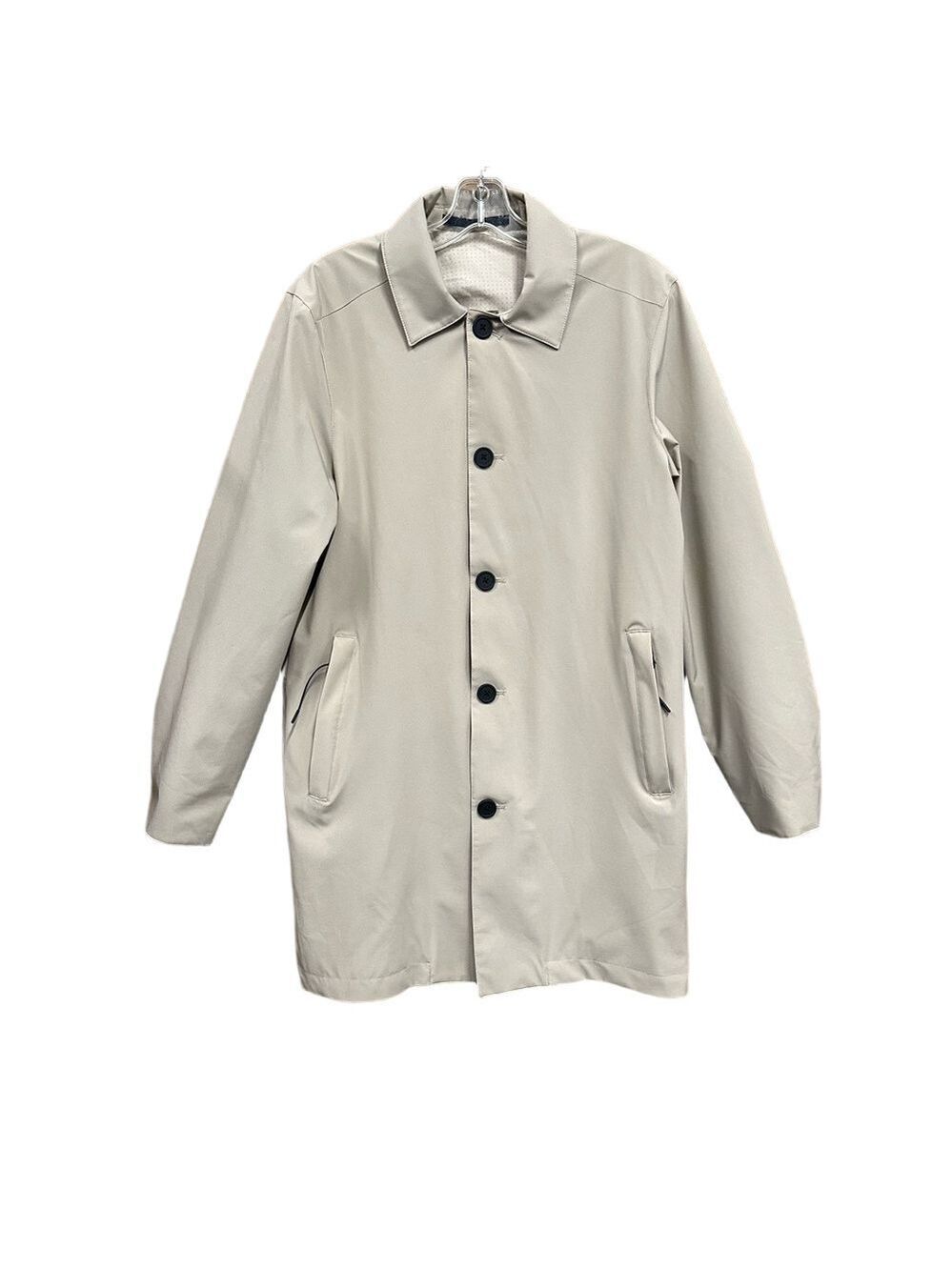 Selected Homme Mens beige trench coat Small Water Repellant Neutral